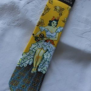 Cuban Dancer Maracas Themed Tie